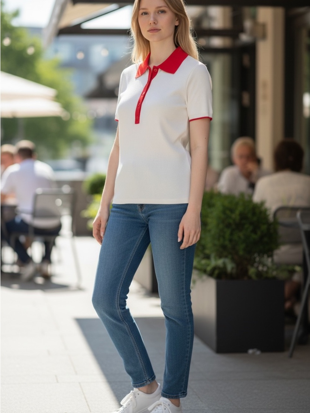 Rosie Assoulin NWT Women’s Short Sleeve Polo Shirt
